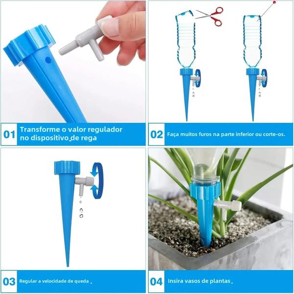 Imagem de Kit de Irrigação Automática para Plantas - 10 Peças