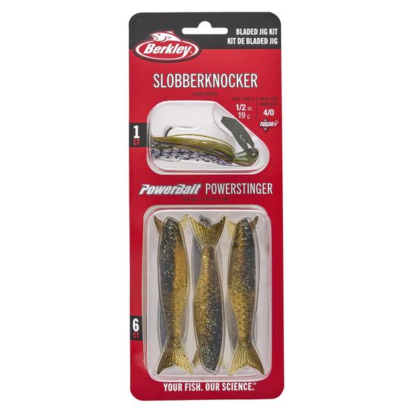 Imagem de Kit de isca macia de pesca Berkley Slobberknocker e PowerStinger