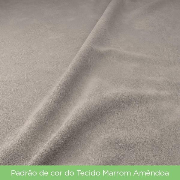 Imagem de Kit De Jantar 160Cm 06 Cadeiras Off White/Nature/Marrom