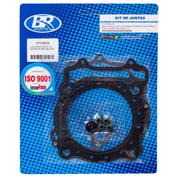 Kit de Juntas Superior BR Parts RMZ 450 05/06 Imagem de Kit de Juntas Superior BR Parts RMZ 450 05/06