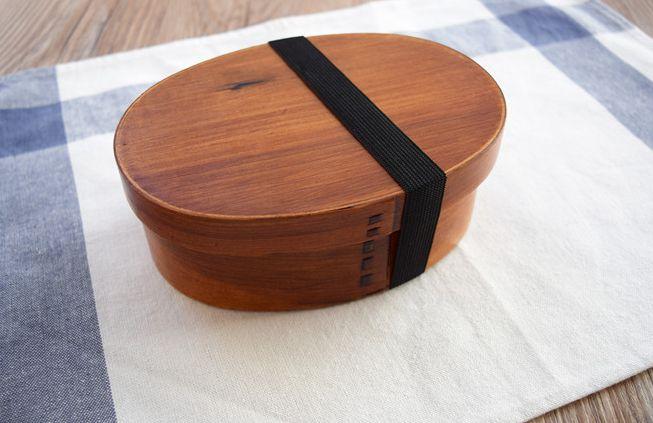 Imagem de Kit de lancheira Wokex Wooden Japan Style Bento Box para crianças