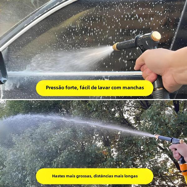 Kit de Lavagem de Carro com Pistola de Alta Pressão e Canhão de Espuma Imagem de Kit de Lavagem de Carro com Pistola de Alta Pressão e Canhão de Espuma