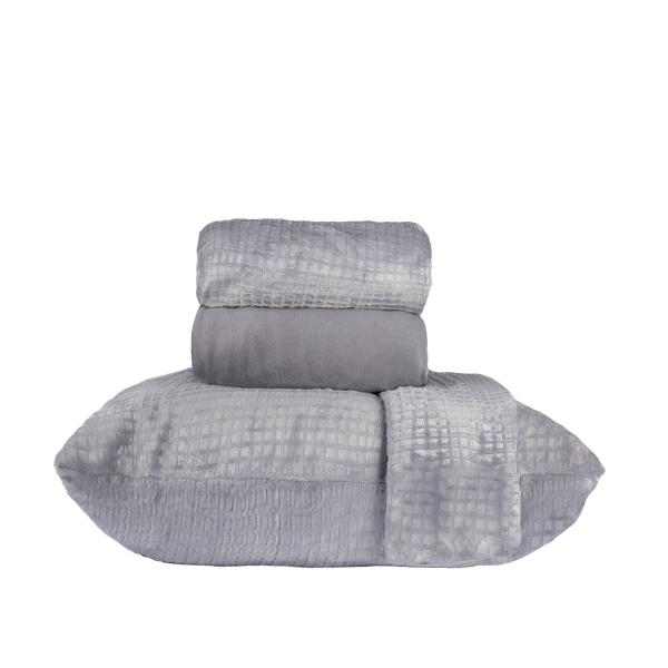 Imagem de Kit de Lençol Plush Dreams Cama Casal Com 4 Peças