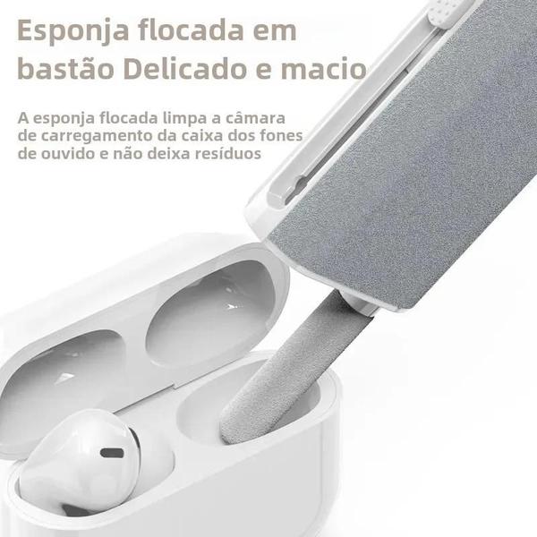 Imagem de Kit de Limpeza 5 em 1 para Fones, Câmeras, Telefones, Tablets, Laptops e TVs