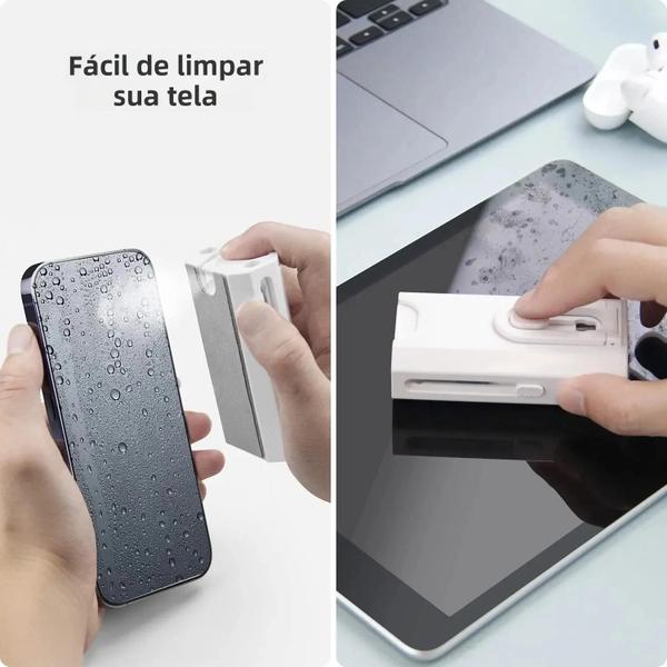 Kit de Limpeza 8 em 1 para Computador, Teclado, Fones de Ouvido e iPad Imagem de Kit de Limpeza 8 em 1 para Computador, Teclado, Fones de Ouvido e iPad