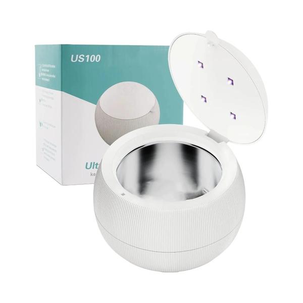 Imagem de Kit De Limpeza Dentária Uv Ultrassônica Para Joias, Dentaduras, Alinhadores, Retentores, Banho