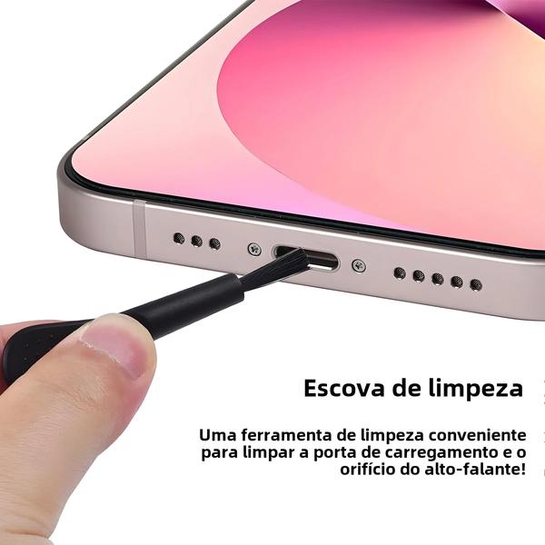 Imagem de Kit de Limpeza para Celular (66 Peças) - iPhone, Samsung, Xiaomi