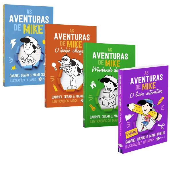 Imagem de Kit de Livros, As Aventuras De Mike 1 + As Aventuras De Mike 2+ As Aventuras De Mike 3, Mudando De Casa + As Aventuras De Mike, O Livro Interativo