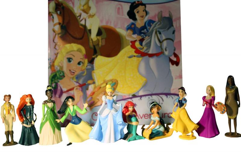 Imagem de Kit de livros infantis:  Coleção disney aquarela princesas + miniatura disney princesas- Crianças 4+ Anos