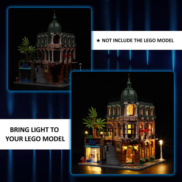 Imagem de Kit de luz LED para Lego 10297 Creator Expert Boutique Hotel