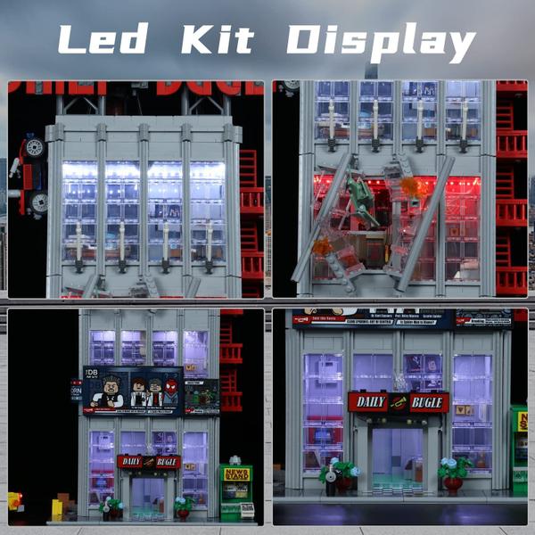 Imagem de Kit de luzes LED Bourvill para Lego Marvel Spider-Man Daily Bug