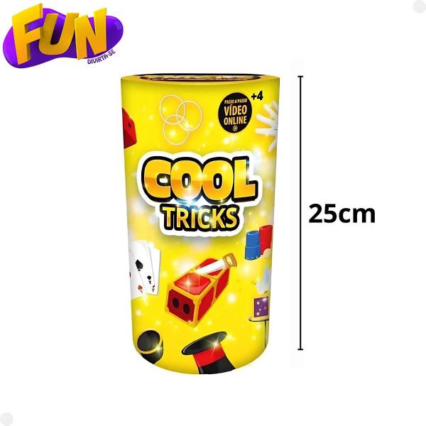 Kit de Mágica Cool Tricks Com Truques Divertidos F0143-1 - Fun - Fun Divirta-se Imagem de Kit de Mágica Cool Tricks Com Truques Divertidos F0143-1 - Fun