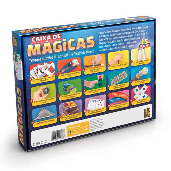 Imagem de Kit de Mágicas Infantil - Caixa de Mágicas - 15 truques - Grow