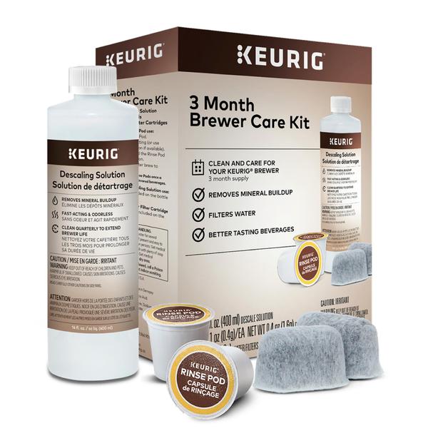 Imagem de Kit de manutenção de cerveja Keurig de 3 meses com solução de descalcificação