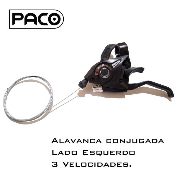 Imagem de Kit de Marcha Sunrun 4 Peças 24v 3x8v Cambio Dianteiro E Traseiro Passador Padrão Shimano Com Manete Para Mtb Bike