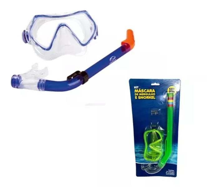 Imagem de Kit De Máscara De Mergulho E Snorkel Infantil