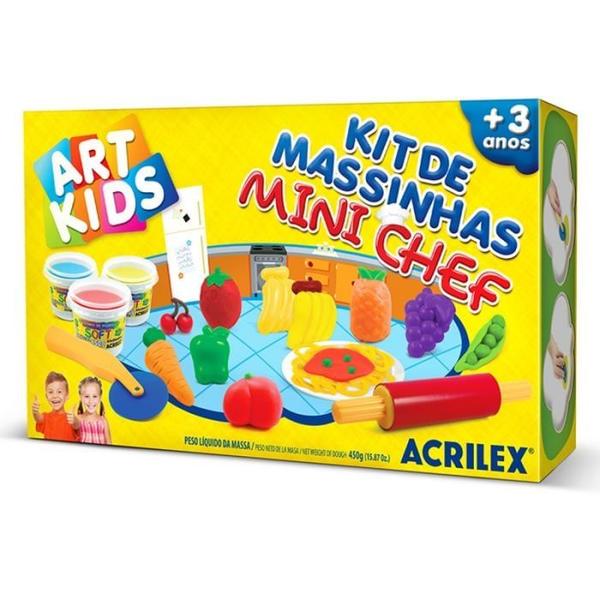 Imagem de Kit de Massinha de Modelar Criativa Art Kids Mini Chef 150g Acrilex