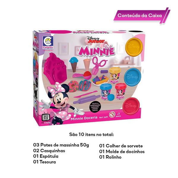 Imagem de Kit De Massinha Disney Minnie Doceria - Brinquedo Cotiplás