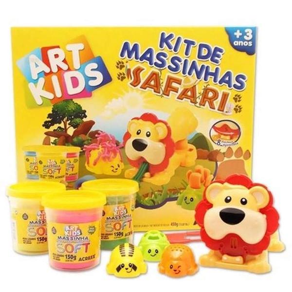 Imagem de Kit De Massinhas Art Kids Safari 450g Acrilex