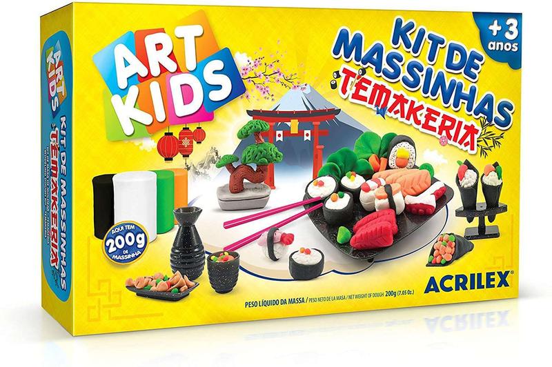 Imagem de Kit De Massinhas Art Kids Temakeria 200g Com Acessórios