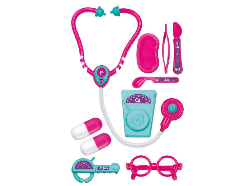 Imagem de Kit De Médico Barbie Doutora Blister F00579 Estetoscópio