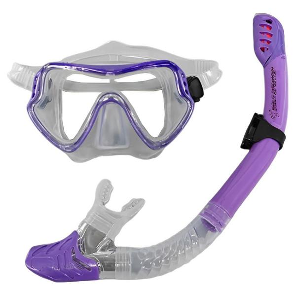 Imagem de Kit de Mergulho De Mergulho Gold Sports Diver Pro Silicone Ultra - Fit