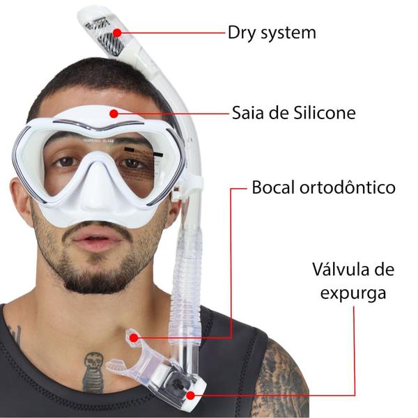 Imagem de Kit de Mergulho Dive Motion Aquatic Dry