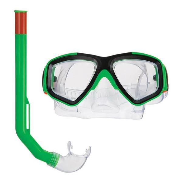 Imagem de Kit De Mergulho Máscara + Snorkel Praia Piscina Juvenil