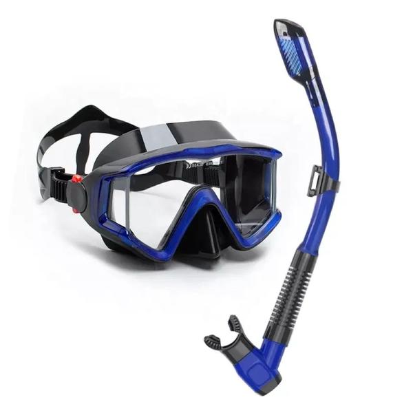 Imagem de Kit De Mergulho Panorâmico Dry Dive Motion - Azul