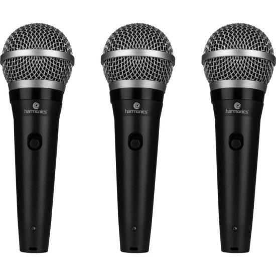 Imagem de Kit De Microfone Harmonics MDU101 Com 3 Microfones Dinâmico Cardióide F002