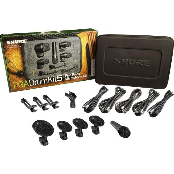 Imagem de Kit De Microfone Para Bateria 5 Peças PGADRUMKIT-5 - Shure