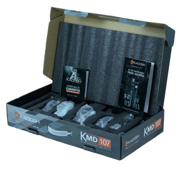 Imagem de Kit de Microfones para Bateria Kadosh 7 Pçs KMD107