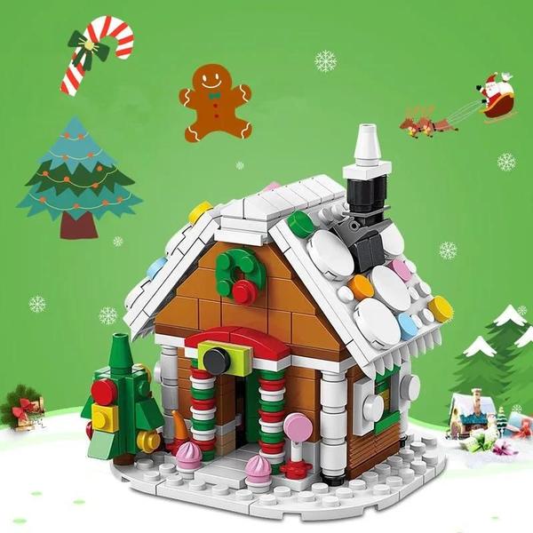 Imagem de Kit de Mini Casas Kawaii Rena Inverno - 6 em 1 - Blocos de Construção DIY