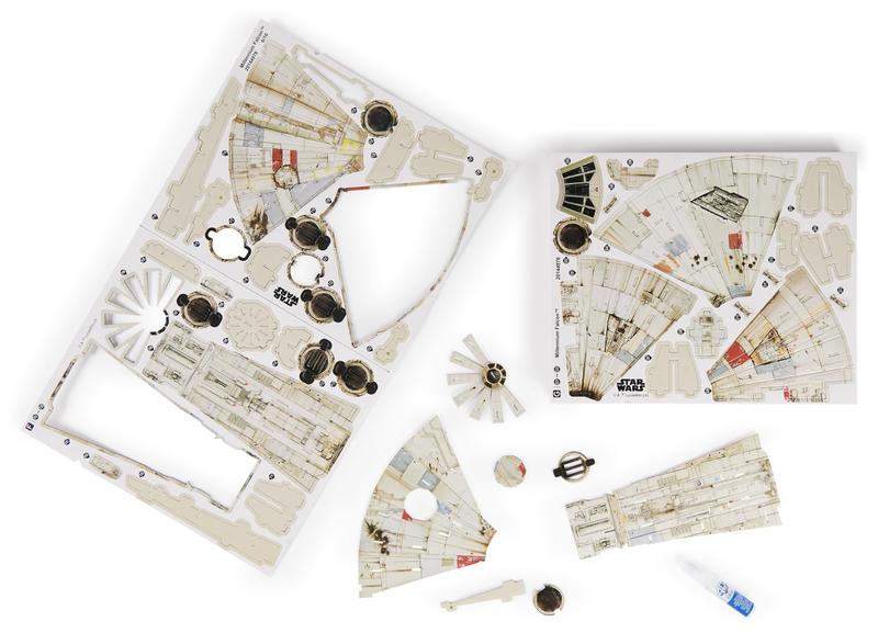 Imagem de Kit de modelos da Spin Master Games 4D Build Star Wars Millennium Falcon