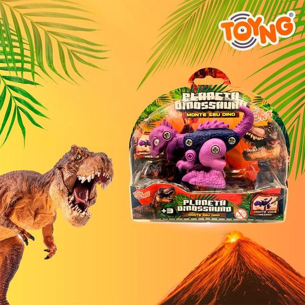 Imagem de Kit de Montagem Divertido em Cartela Dinossauro - Toyng