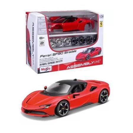 Imagem de Kit de Montar Carro Al Ferrari Sf90 Stradale-1:24