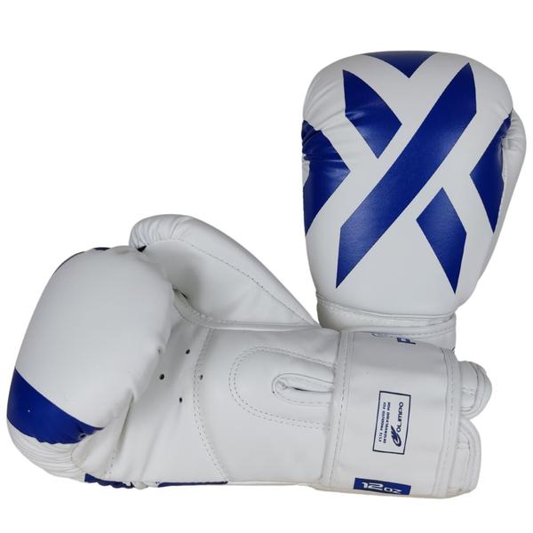 Imagem de Kit De Muay Thai Branco Luva + caneleira Power-x Olimpo Esportes