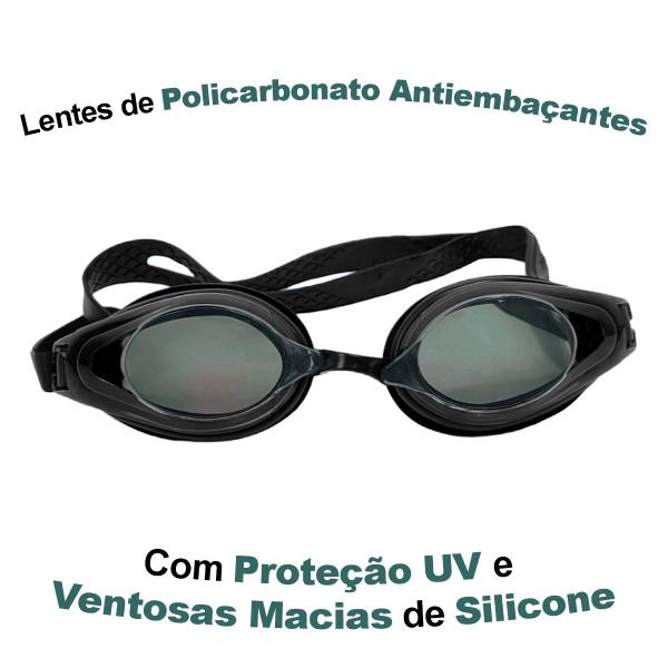 Imagem de Kit De Natação Leader Unissex Ajustável Siliconado Com Óculos De Tiras Resistentes Tampão De Ouvido E Tampão De Nariz 