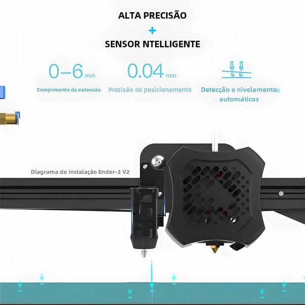 Imagem de Kit de Nivelamento Automático para Impressoras 3D Ender 3, Ender 5 e CR-10