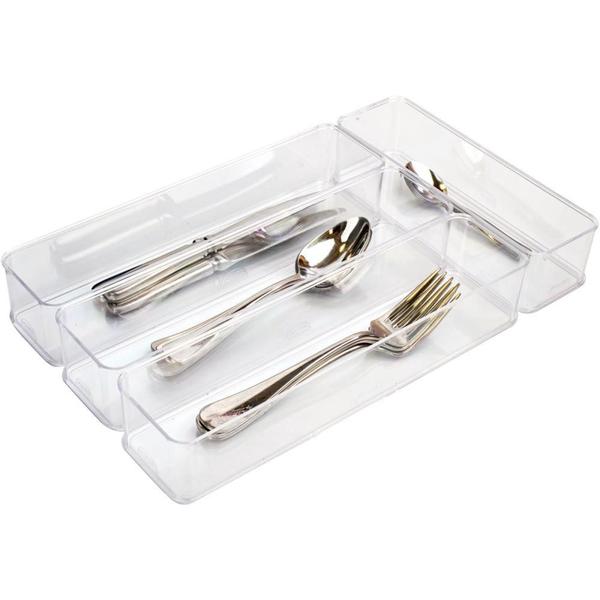 Imagem de Kit de Organizadores Encaixa 4 Peças 36,5X21,9X5,4CM