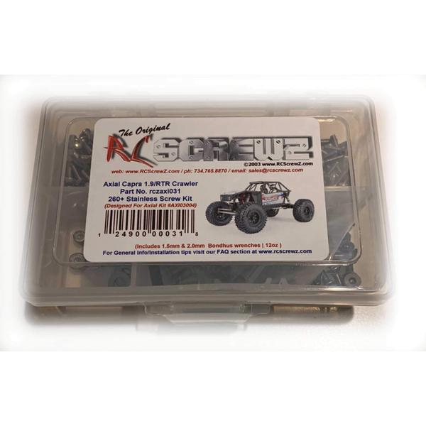 Imagem de Kit de parafusos RC Screwz em aço inoxidável para Axial Capra 1.9 RTR