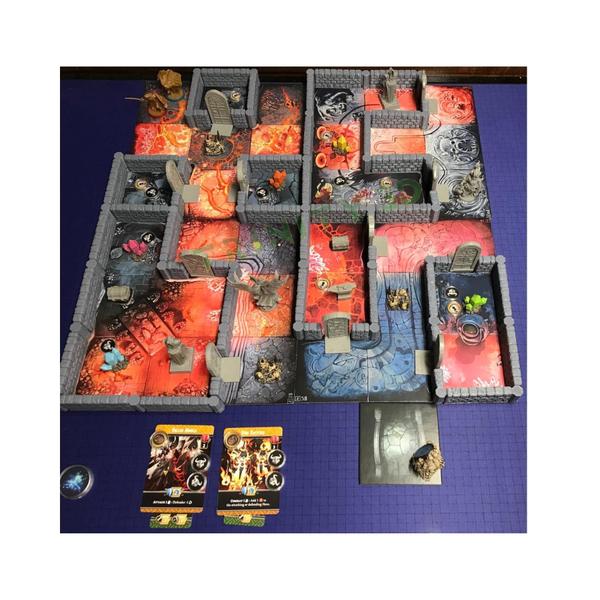 Imagem de Kit de parede muros para Massive Darkness 2  RPG board game