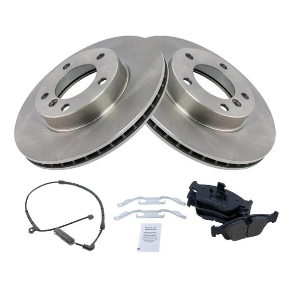 Imagem de Kit de pastilhas de freio e rotor TRQ Ceramic para BMW 323Ci 1999-2000 323i 2000