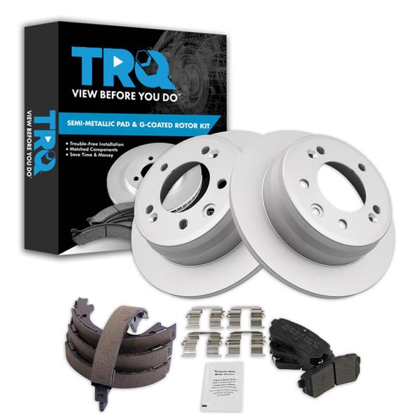 Imagem de Kit de pastilhas de freio e rotor TRQ compatível com Hyundai Tucson