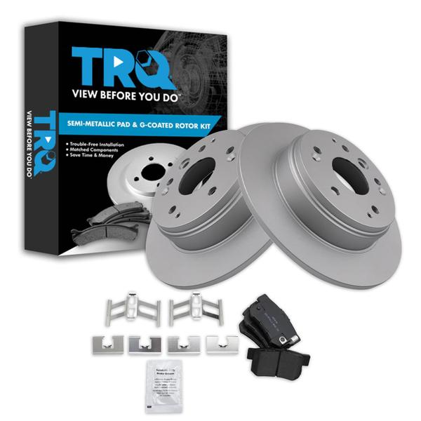 Imagem de Kit de pastilhas de freio e rotor TRQ Rear para Acura TL 2004-2008