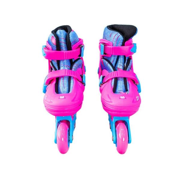 Imagem de Kit de Patins Mini Travessos 4 Peças 31/34 Mia - Unik Toys