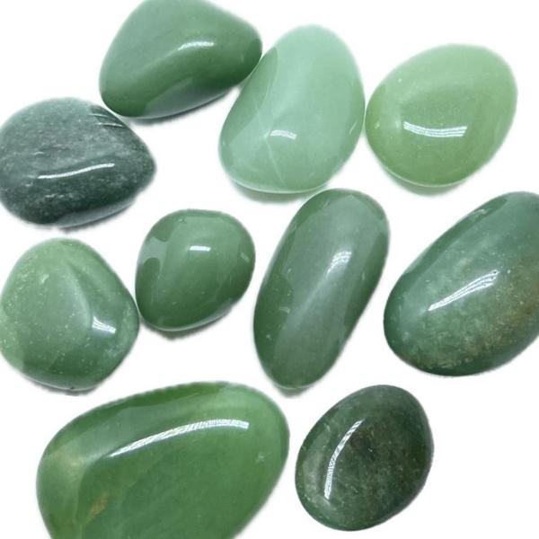 Imagem de Kit de Pedra Quartzo Verde Natural Tamanho P - 100g