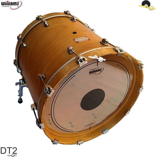 Kit de Peles Williams Target - DT2 Duplo filme Clear 10/12/14/20 - Williams Drumheads Imagem de Kit de Peles Williams Target - DT2 Duplo filme Clear 10/12/14/20