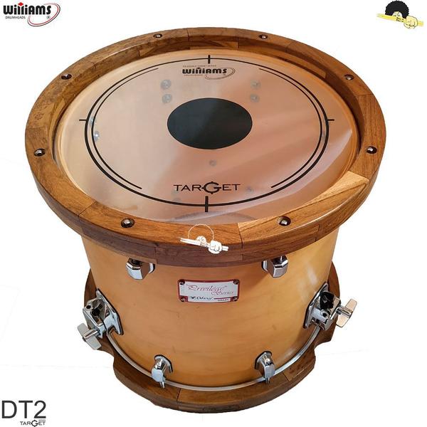 Kit de Peles Williams Target - DT2 Duplo filme Clear 10/12/14/20 - Williams Drumheads Imagem de Kit de Peles Williams Target - DT2 Duplo filme Clear 10/12/14/20