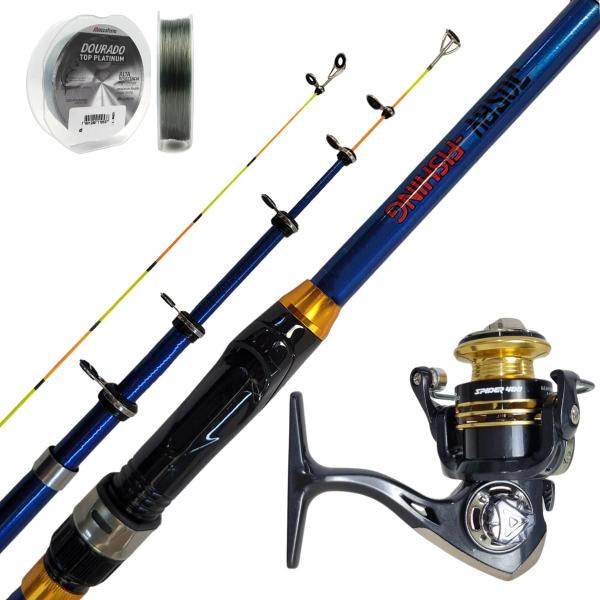 Imagem de Kit de Pesca Ultralight 1,50 mts e Molinete Micro c/ Linha JP